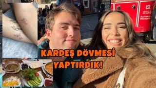 KARDEŞİMLE DÖVME YAPTIRDIK! Van Kahvaltı Evi, İstanbul Turu ‍‍ l VLOG