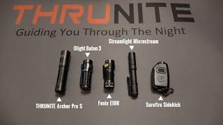 NEW Thrunite Archer Pro S Comparison (Olight, Streamlight, Surefire, & Fenix)