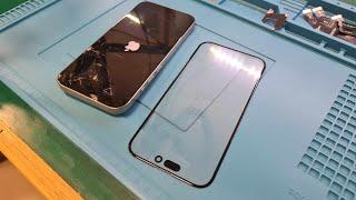 iPhone 15 Pro Glass replacement - screen repair 4K video @JerryMobilePL