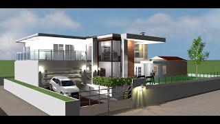 Modern Home (Sweet Home 3D) #STAYHOME and design #WITHME