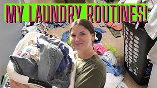 LAUNDRY MOTIVATION VIDEO | MY LAUNDRY ROUTINES AS A STAY AT HOME MOM!