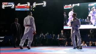 Alekhin Evgenii (RUS) - Aly Mohamed (EGY) FINAL GOLD MEDAL FIGHT Karate1 Premier League, Tyumen 2013