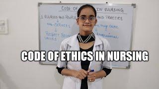 SUB:  FUNDAMENTAL OF NURSING(TOPIC:CODE OF ETHICS IN NURSING AND BASIC TERMS IN ETHICS)#SHEEBA MALIK