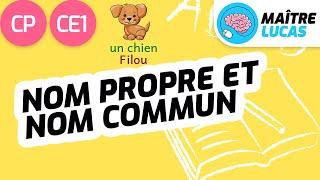 Nom propre et nom commun CP - CE1 - Cycle 2 - Français : étude de la langue, Orthographe