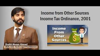 Head: "Income from Other Sources" (Income Tax Ordinance, 2001) on fingertips by Sir Moeen Ahmad