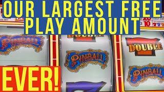 The Biggest Amount We Have Ever Had! Mrs Old School With Over $350 Of Free Slot Play & She Played It