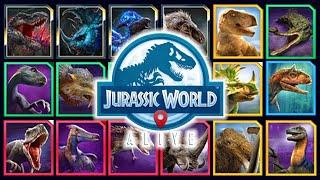 ALL 16 RAID BOSS BATTLES (JURASSIC WORLD ALIVE)