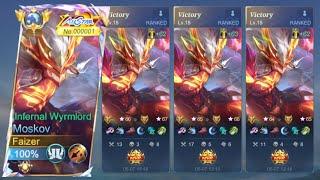TOP 1 GLOBAL MOSKOV WINSTREAK SOLO | (ONE SHOT TRICKS) MOSKOV BEST BUILD AND EMBLEM 2025!