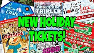 NEW CHRISTMAS HOLIDAY SCRATCH OFF TICKETS MD LOTTERY#scratchers #scratchofftickets #lottery