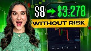 IQ OPTION STRATEGY | I TURN $8 INTO $3,278 IN 9 MINUTES