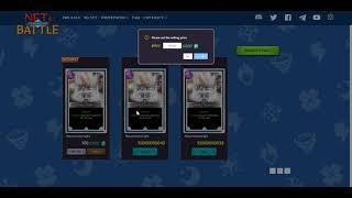 NFTsBattle : How to edit the price of your NFT