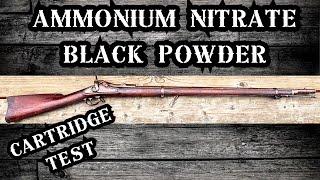 Ammonium Nitrate Black Powder Cartridge Test