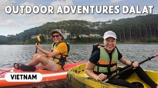 All the fun adventures we did in Dalat  [Tuyen Lam Lake] - trekking, alpine coasters, kayaking etc