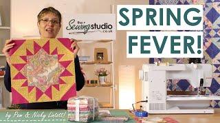 NEW QUILT PATTERN! How to make a Spring Fever block, designed by Pam and Nicky Lintott