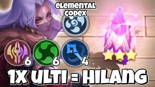 LUO YI MAGE IMMORTAL FULL STACK + ELEMENTAL CODEX!! SAKIT BWUANGETTTT WOIII!! MAGIC CHESS