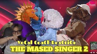 Vocal Coach Reacts | Ca Sĩ Mặt Nạ - The Masked Singer Vietnam Mùa 2 - Tập 2.