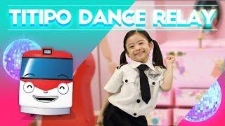 #TitipoDanceRelay l Dance along with Titipo l Train Songs for kids l Titipo Opening Song