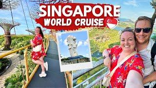SINGAPORE VLOG!  DAY 1 • Gardens By The Bay 🪷 Marina Bay Sands, Chinatown & Raffles Hotel 