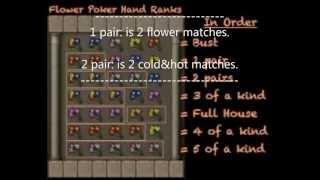 guide: how to play flower poker.