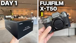 Is FUJIFILM X-T50 Beginner Friendly? First 24 Hour Review!