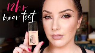 12hr foundation wear test: Australis Fresh & Flawless Full Coverage Foundation