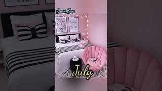 Choose your birthday month  and see your bedroom #shorts #queenzoya