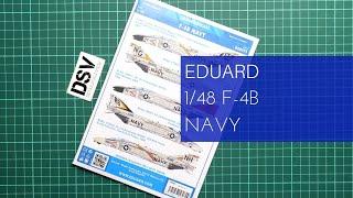 Eduard 1/48 F-4B NAVY Decals (D48093) Review