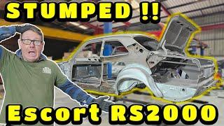 Ford Escort RS2000 : Stumped by the amount of work on the inner wheel tub.