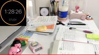 (90/10) ️ STUDY WITH ME LIVE  같이 공부해요 실시간 공시생 스터디윗미 pomodoro timer / 뽀모도로 타이머