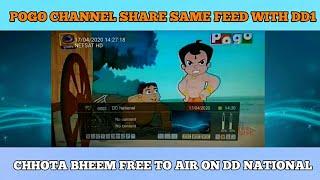 Pogo TV Chhota Bheem Now Starting on DD National NETSAT HD (SD VIDEO) Punjabi Video