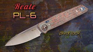 New Pivot Lock Model! Reate PL-6 Full-sized EDC in Milled Micarta & Nitro-V!
