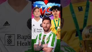 Who is best kids footballer#ronaldo #football #messi