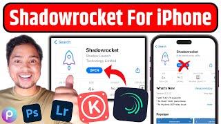 Shadowrocket Alight Motion For iPhone | Download Shadowrocket in iPhone | Shadowrocket Apple ID iOS