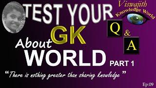General Knowledge Questions and Answers About World For Competitive Exams/ Students / Quiz /GK World