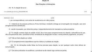 LEI SECA EM ÁUDIO, Juizados Especiais Cíveis, Lei 9.099/95 (parte I).