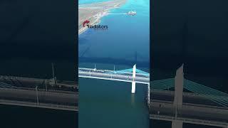 Rades bridge in Tunisia: Aerial Tour