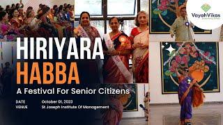 Hiriyara Habba - A Festival For Senior Citizens