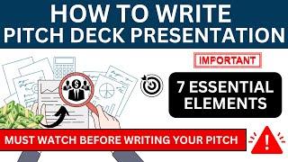 How to Write a Pitch Deck Presentation for Business Plan