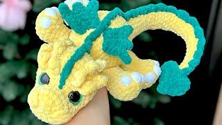 Amigurumi FAIRY DRAGON crochet tutorial / Part 2 / Plushie Dragon Crochet Pattern ETSY