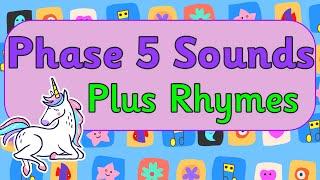 Phonics | Phase 5 RECAP of Sounds Plus Rhymes  | Miss Ellis 