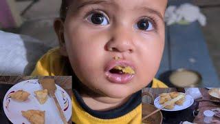 Pooja ne bnaya samosa | with ginni pandey