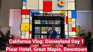 California Vlog 3: Disneyland Day 1 In 2024 4K - Pixar Hotel, Downtown Disney, Great Maple, + More!