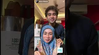 Live Amira Othman & Irfan Haris untuk Rissa Skin. Fattah jadi CCTV sambil tido