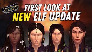 NEW Elf Avatar Update in LOTRO 2024 | Early Preview & First Impressions