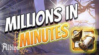 Making MILLIONS in MINUTES | Albion Online Crafting