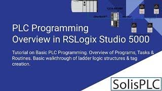 PLC Programming Tutorial | Allen Bradley Training in RSLogix 5000 Ladder Logic Basics for Beginners