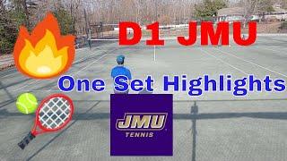 D1 JMU Tennis Paul Mendoza UTR 12 vs Dillon Sykes UTR 10 NTRP 5.0