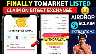 Tomarket Listing Season Airdrop Claim On Bitget Wallet Lite | Tomarket New Update With Withdrawal