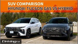 2025 Hyundai Tucson Gas vs Hybrid | SUV Comparison | Driving.ca