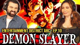 BEST EPISODE YET! DEMON SLAYER SEASON 2 EPISODE 10 REACTION! I WILL NEVER GIVE UP 2x10